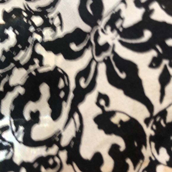 Albert Nikon 60 inch long scarf . Black and red - Picture 4 of 5